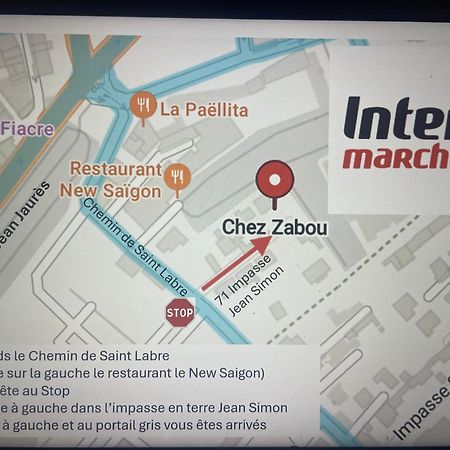 "Chambre" Chez Zabou Carpentras Εξωτερικό φωτογραφία